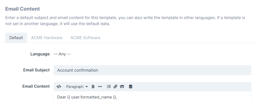 Email Templates