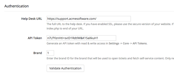 Authentication Details