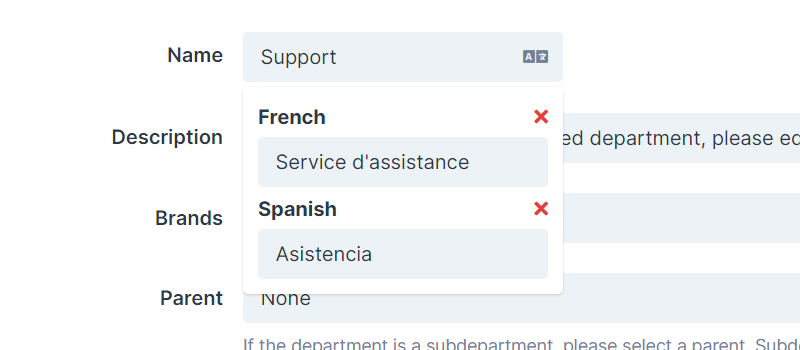 Dynamic Translations