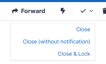 Close without notifying